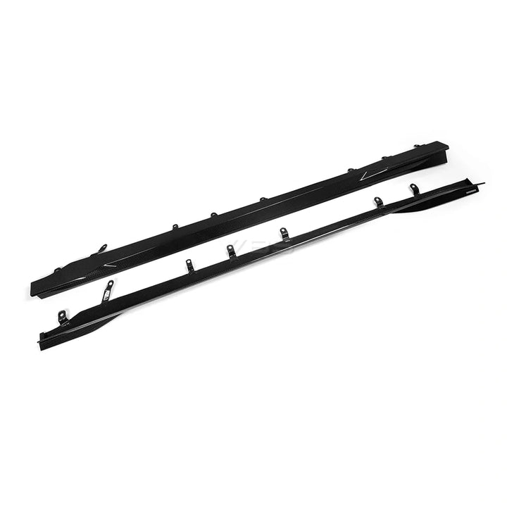 BMW G87 M2 GTX SIDE SKIRTS GENUINE DRY CARBON FIBER