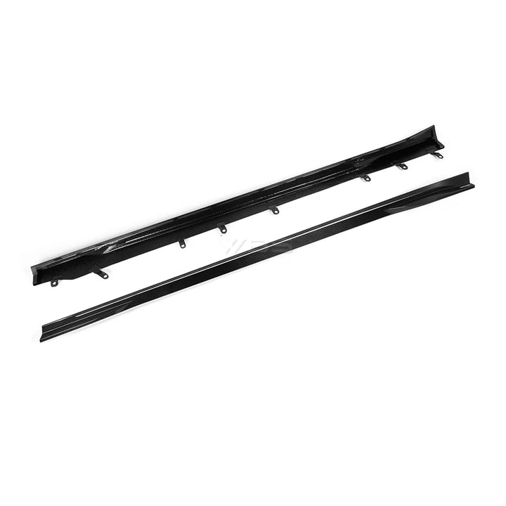 BMW G87 M2 GTX SIDE SKIRTS GENUINE DRY CARBON FIBER