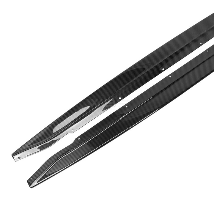 BMW G8X M3 M4 SK1 STYLE SIDE SKIRTS GENUINE DRY CARBON FIBER