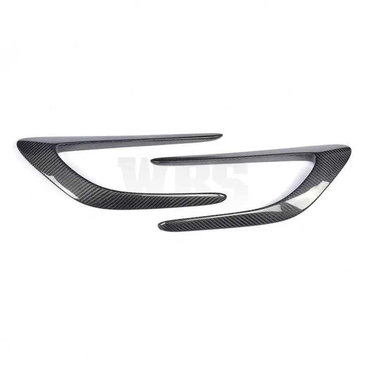 MERCEDES W205 C63 COUPE FRONT FENDER TRIMS GENUINE CARBON FIBER