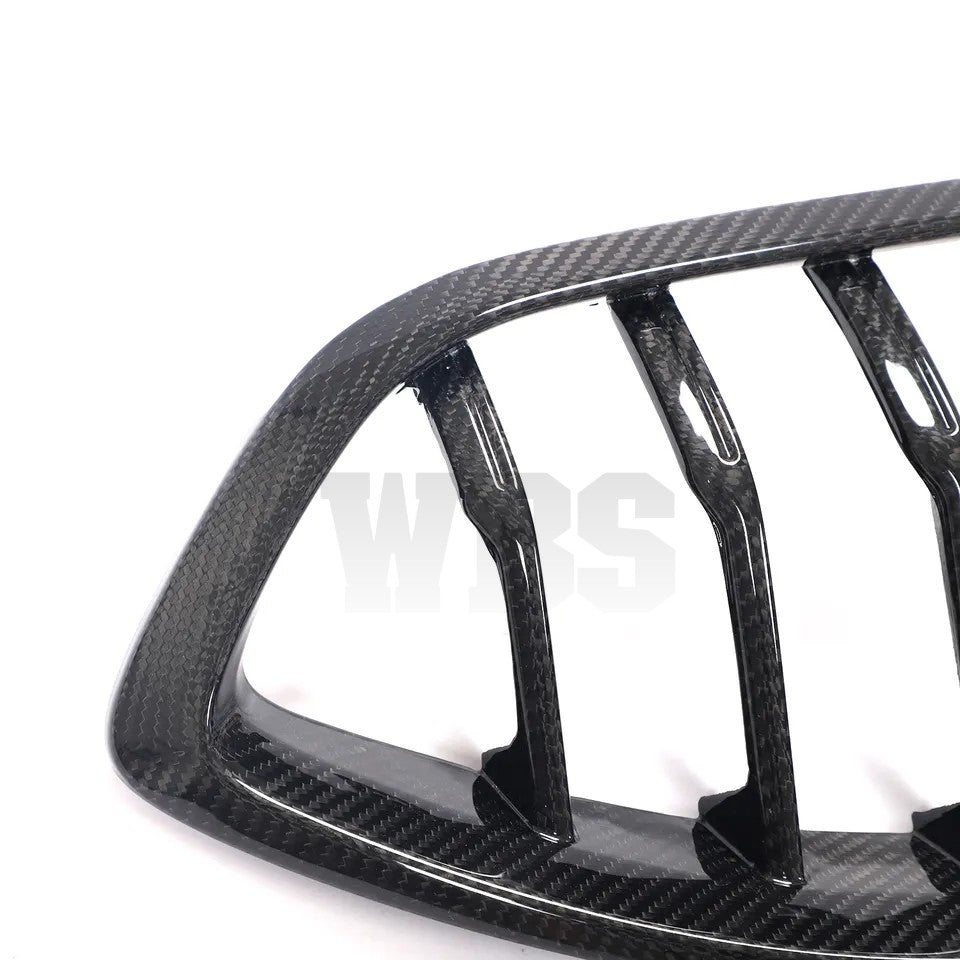 BMW G14 G15 G16 8-SERIES FULL CARBON FIBER FRONT GRILLS