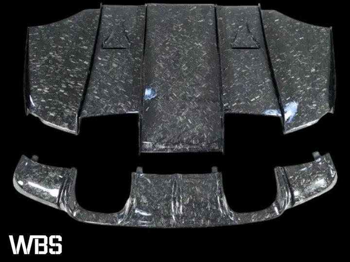 BMW E92 E93 M3 FULL DIFFUSER VARIS STYLE GENUINE CF/ FORGED CARBON