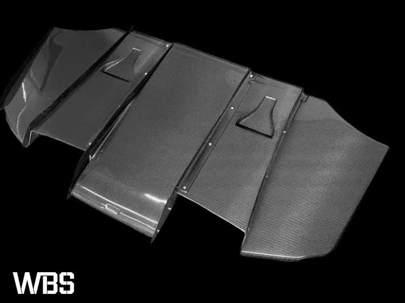 BMW E92 E93 M3 FULL DIFFUSER VARIS STYLE GENUINE CF/ FORGED CARBON