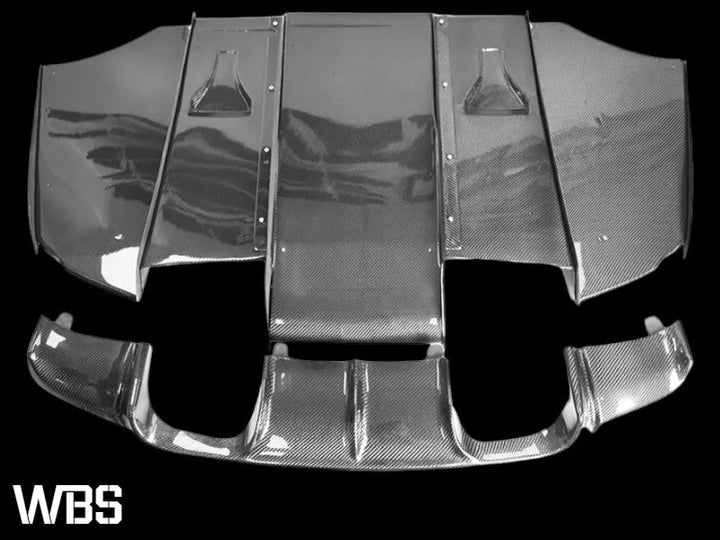 BMW E92 E93 M3 FULL DIFFUSER VARIS STYLE GENUINE CF/ FORGED CARBON