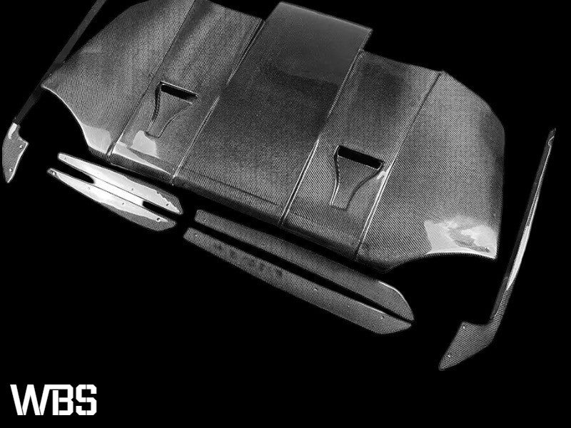 BMW E92 E93 M3 FULL DIFFUSER VARIS STYLE GENUINE CF/ FORGED CARBON