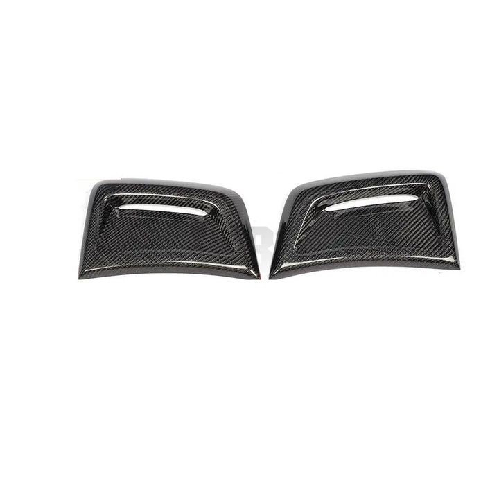 MERCEDES W204 C63 FRONT VENT COVERS GENUINE CARBON FIBER