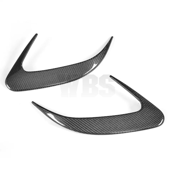 MERCEDES W218 CLS63/ CLS REAR BUMPER VENT TRIMS GENUINE CARBON FIBER