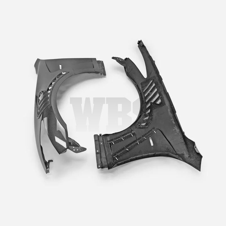 INFINITI G35/G37 FULL FENDERS WBS-AERO STYLE GENUINE CARBON FIBER