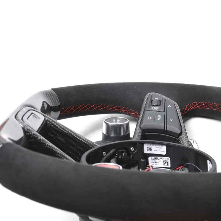 AUDI RS6 RS7 CUSTOM STEERING WHEEL CF/ ALCANTARA