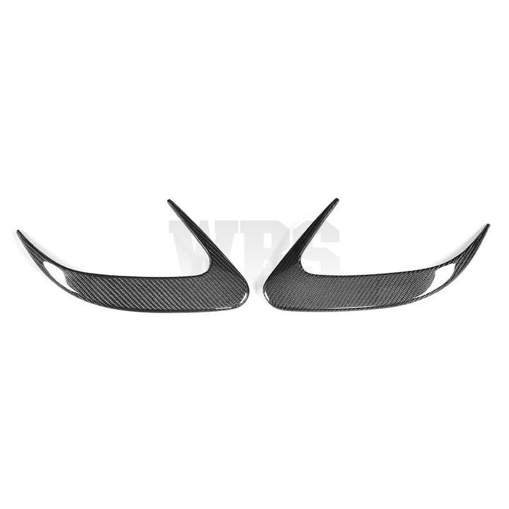 MERCEDES W218 CLS63/ CLS REAR BUMPER VENT TRIMS GENUINE CARBON FIBER