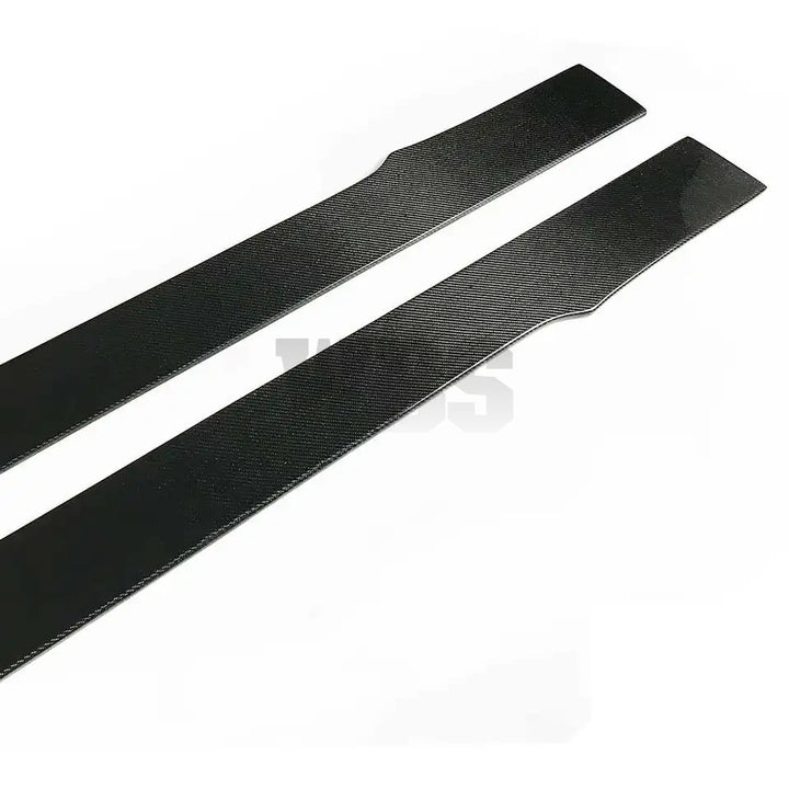 MERCEDES W205 C CLASS/ C63 COUPE SIDE SKIRT EXTENSIONS GENUINE CF
