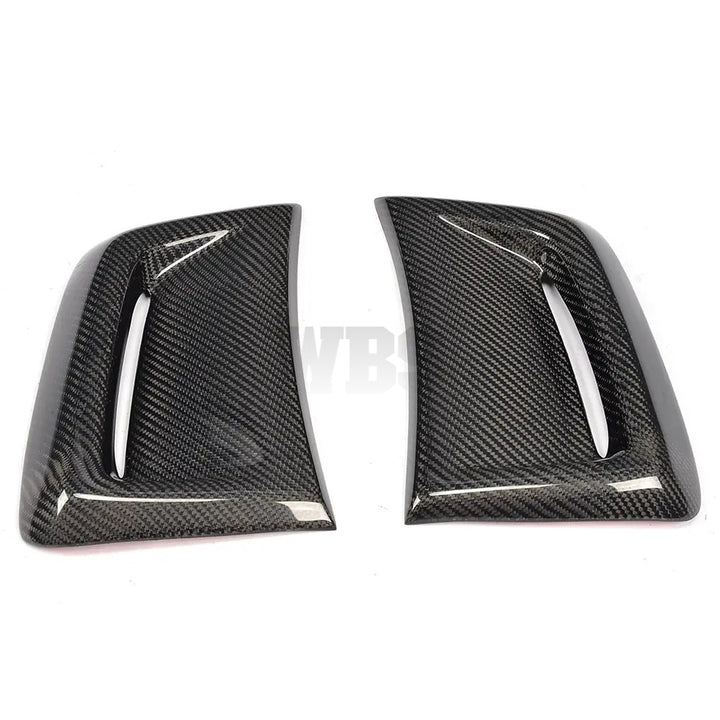MERCEDES W204 C63 FRONT VENT COVERS GENUINE CARBON FIBER