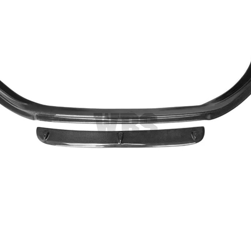 VOLKSWAGEN GOLF R MK7 FRONT BUMPER LIP RZ-STYLE, GENUINE CARBON FIBER