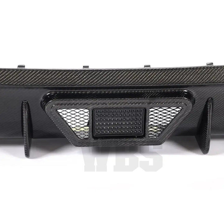 BMW G14 G15 G16 8-SERIES GENUINE CF FULL REAR DIFFUSER, 3RD BRAKE DIGITAL LED STYLE