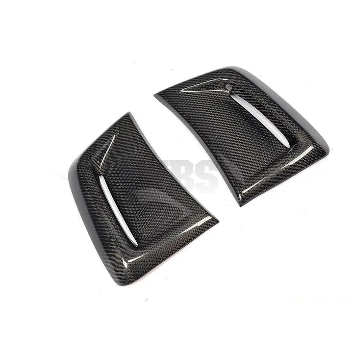 MERCEDES W204 C63 FRONT VENT COVERS GENUINE CARBON FIBER