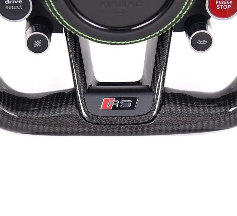 AUDI RS6 RS7 CUSTOM STEERING WHEEL CF/ ALCANTARA