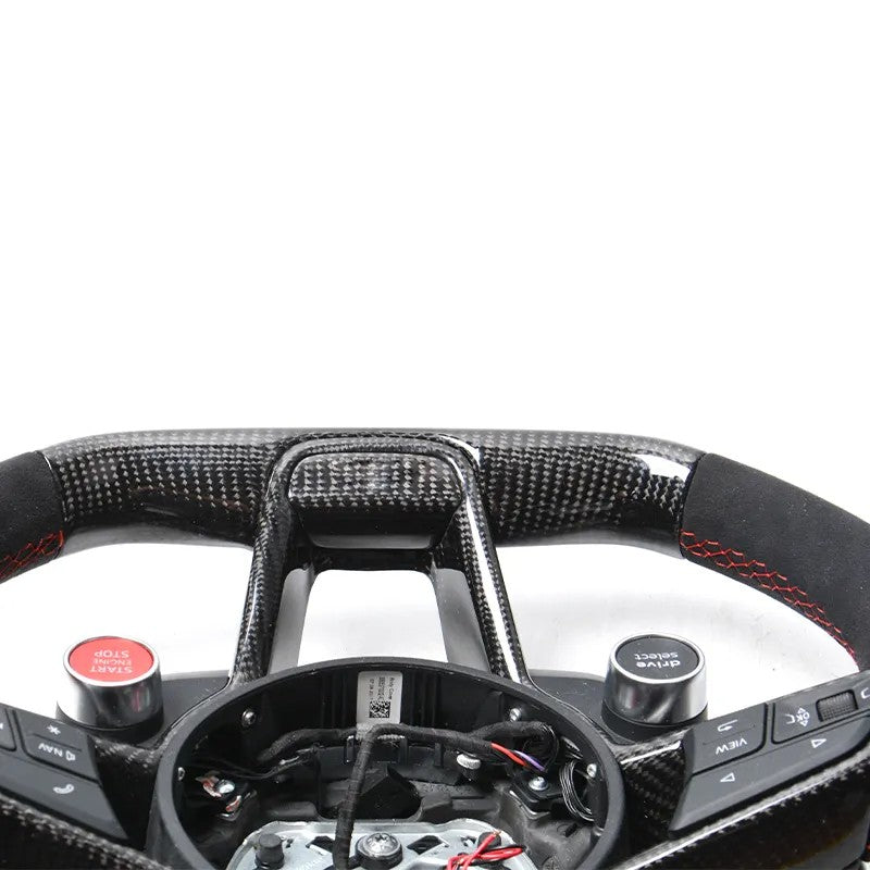 AUDI RS6 RS7 CUSTOM STEERING WHEEL CF/ ALCANTARA