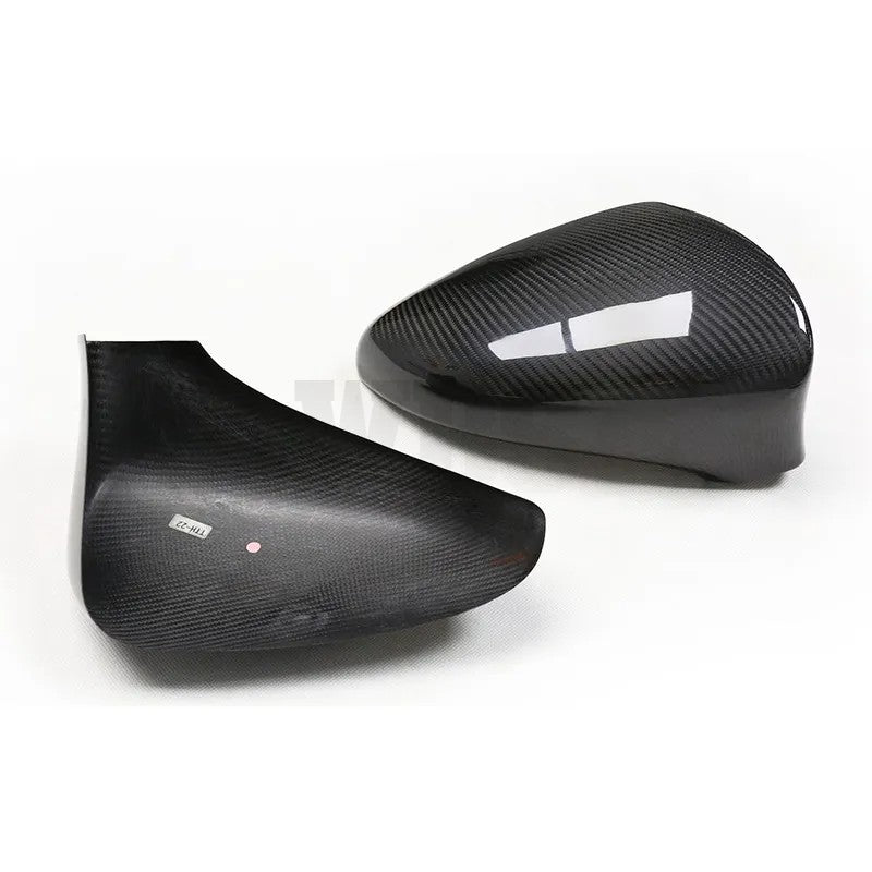 LEXUS IS OEM REPLACEMENT SIDE MIRROR CAPS, 3D GENUINE CARBON FIBER