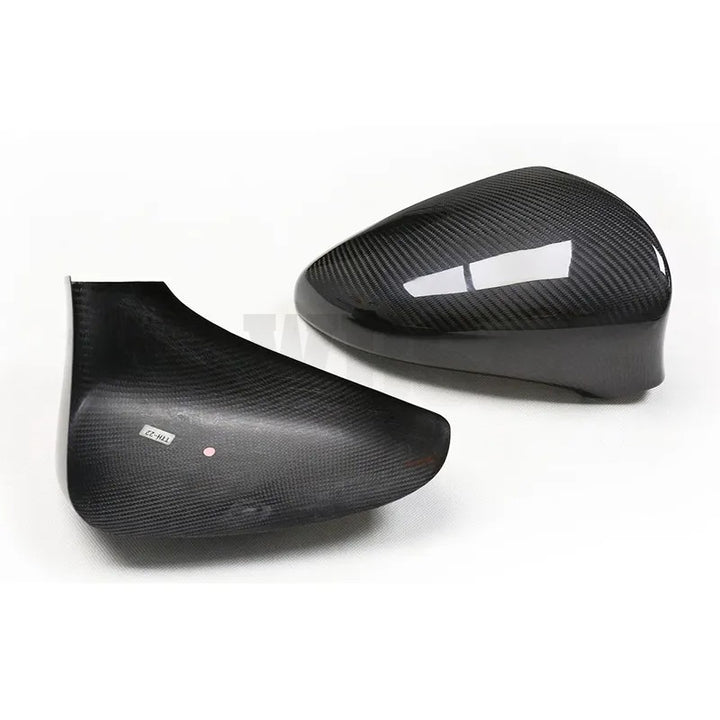 LEXUS IS OEM REPLACEMENT SIDE MIRROR CAPS, 3D GENUINE CARBON FIBER