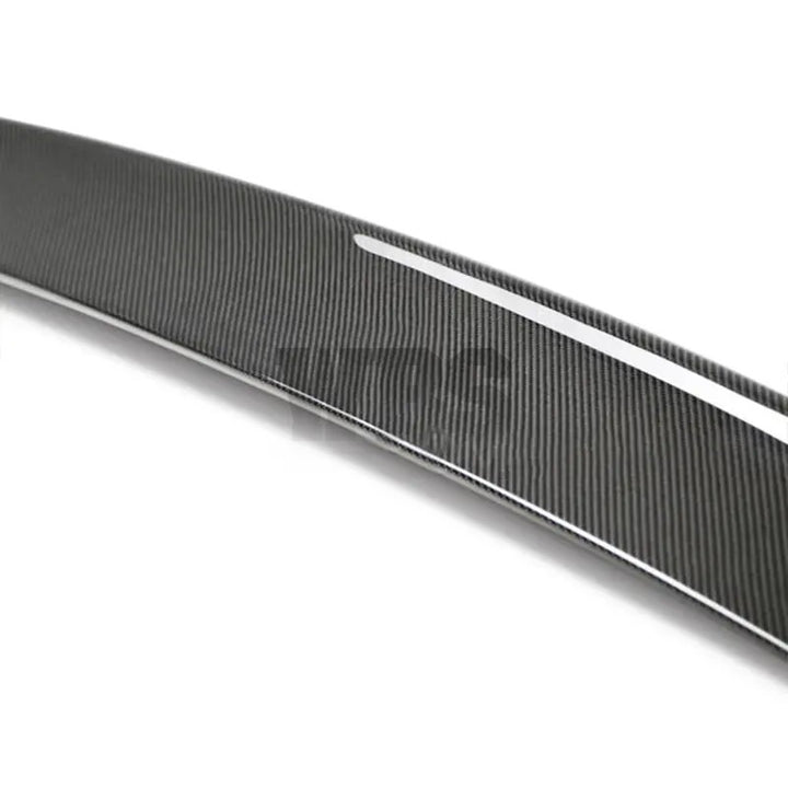 DODGE CHALLENGER SRT TRUNK SPOILER W-STYLE, GENUINE CARBON FIBER