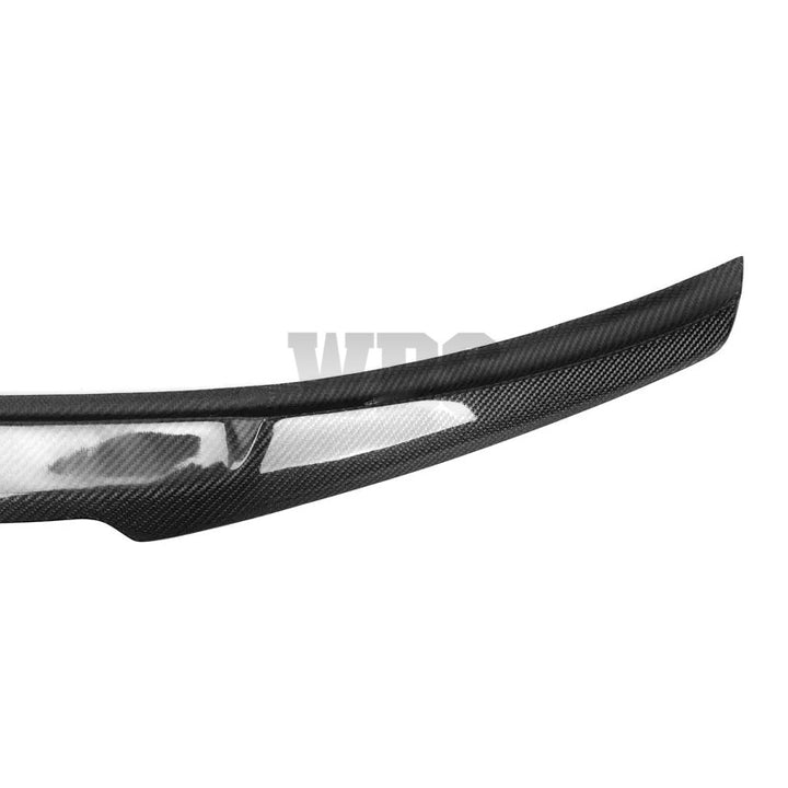 BMW E92 M3 TRUNK SPOILER M4 STYLE GENUINE CARBON FIBER