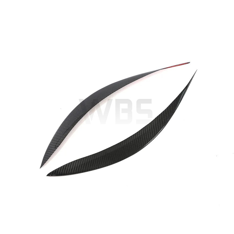 INFINITI Q60 HEADLIGHT EYEBROWS TRIM GENUINE CARBON FIBER
