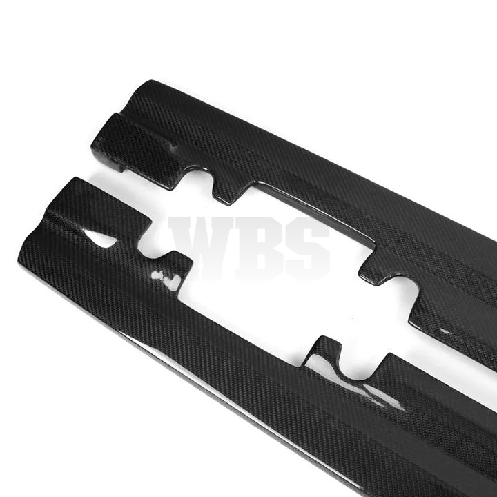 MERCEDES W117 CLA45/ CLA SIDE SKIRT EXTENSIONS GENUINE CARBON FIBER
