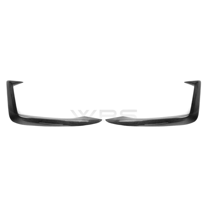 AUDI B9 A4/ S4 FRONT TRIM CANARDS GENUINE CARBON FIBER