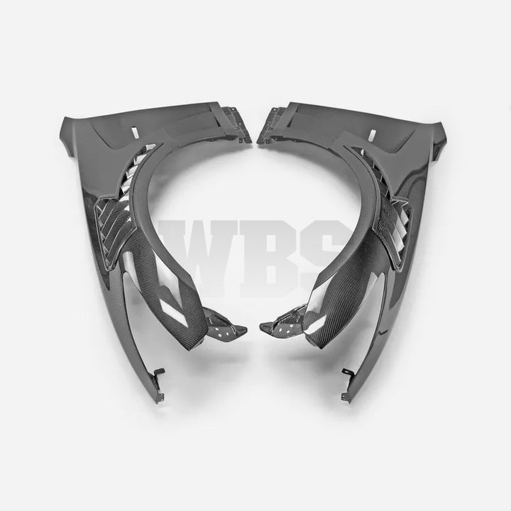 INFINITI G35/G37 FULL FENDERS WBS-AERO STYLE GENUINE CARBON FIBER