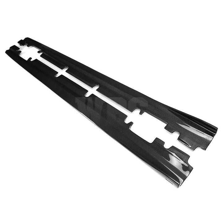 MERCEDES W117 CLA45/ CLA SIDE SKIRT EXTENSIONS GENUINE CARBON FIBER
