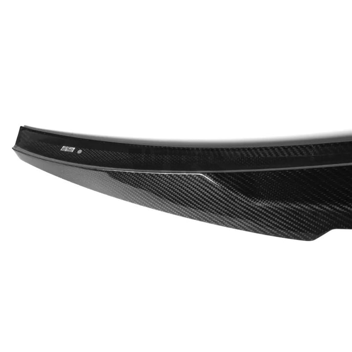 BMW E92 M3 TRUNK SPOILER M4 STYLE GENUINE CARBON FIBER