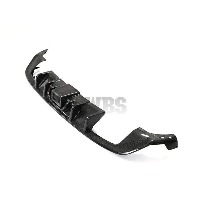 VOLKSWAGEN GOLF MK7.5 R/ GTI REAR DIFFUSER WITH LED 3RD BRAKE LIGHT, GENUINE CF