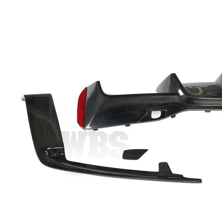 BMW G30 & F90 M5 REAR DIFFUSER WBS-PRO GTX DESIGN GENUINE CARBON FIBER
