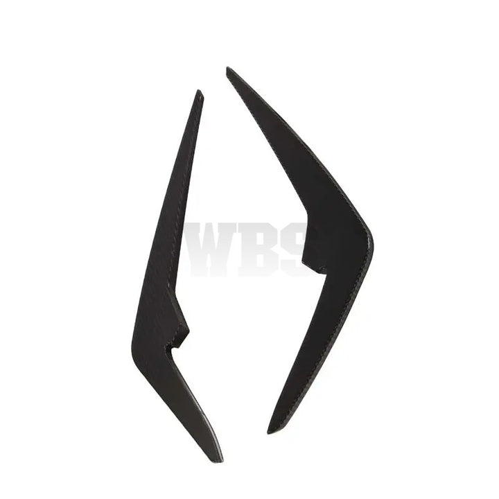 AUDI RS6 RS7 C8 WBS STYLE FRONT BUMPER CANARD, 4K GENUINE CARBON FIBER