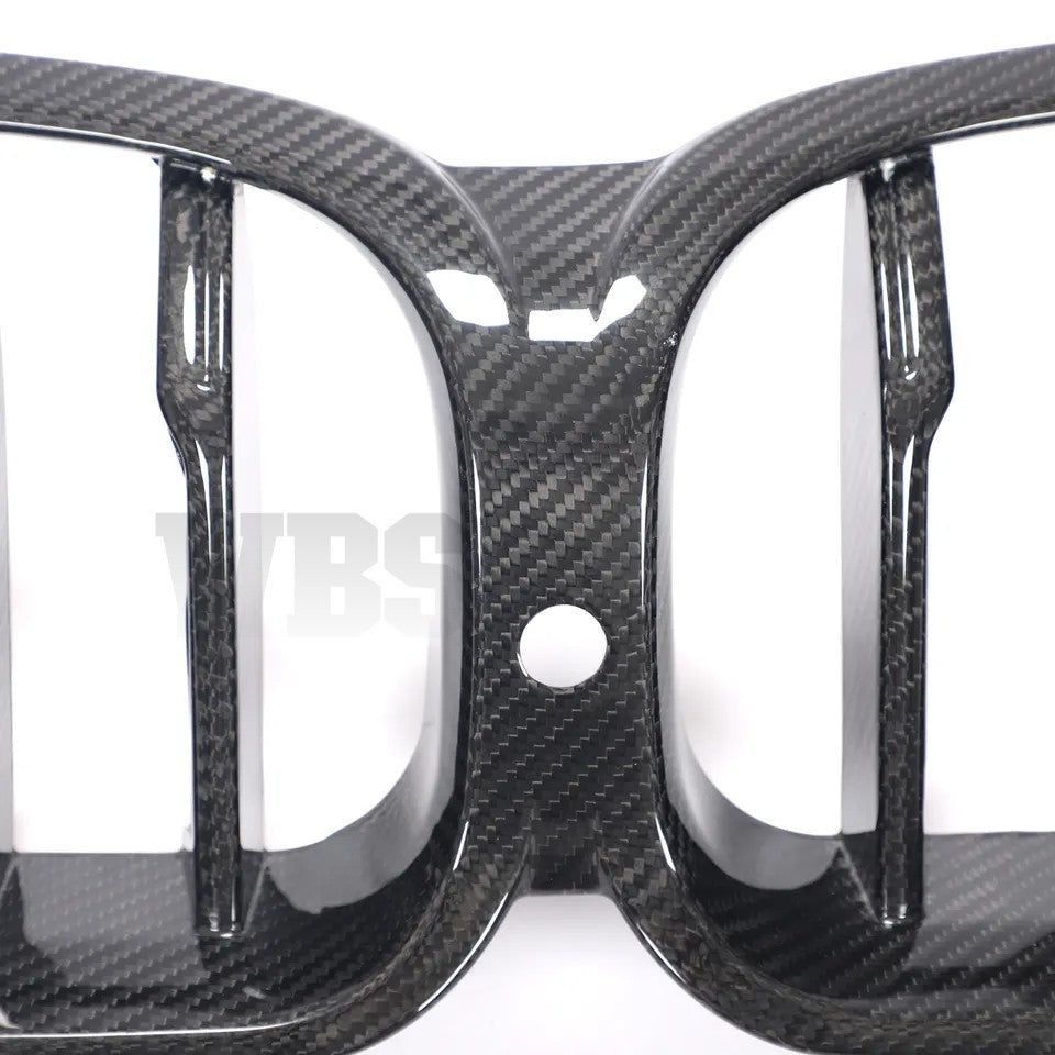 BMW G14 G15 G16 8-SERIES FULL CARBON FIBER FRONT GRILLS