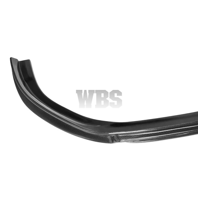 VOLKSWAGEN GOLF R MK7 FRONT BUMPER LIP RZ-STYLE, GENUINE CARBON FIBER