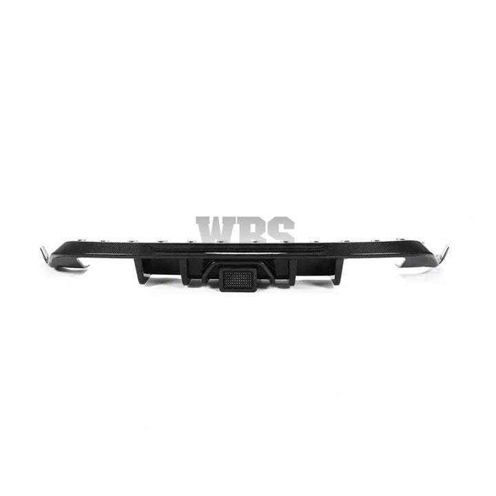 VOLKSWAGEN GOLF MK7.5 R/ GTI REAR DIFFUSER WITH LED 3RD BRAKE LIGHT, GENUINE CF