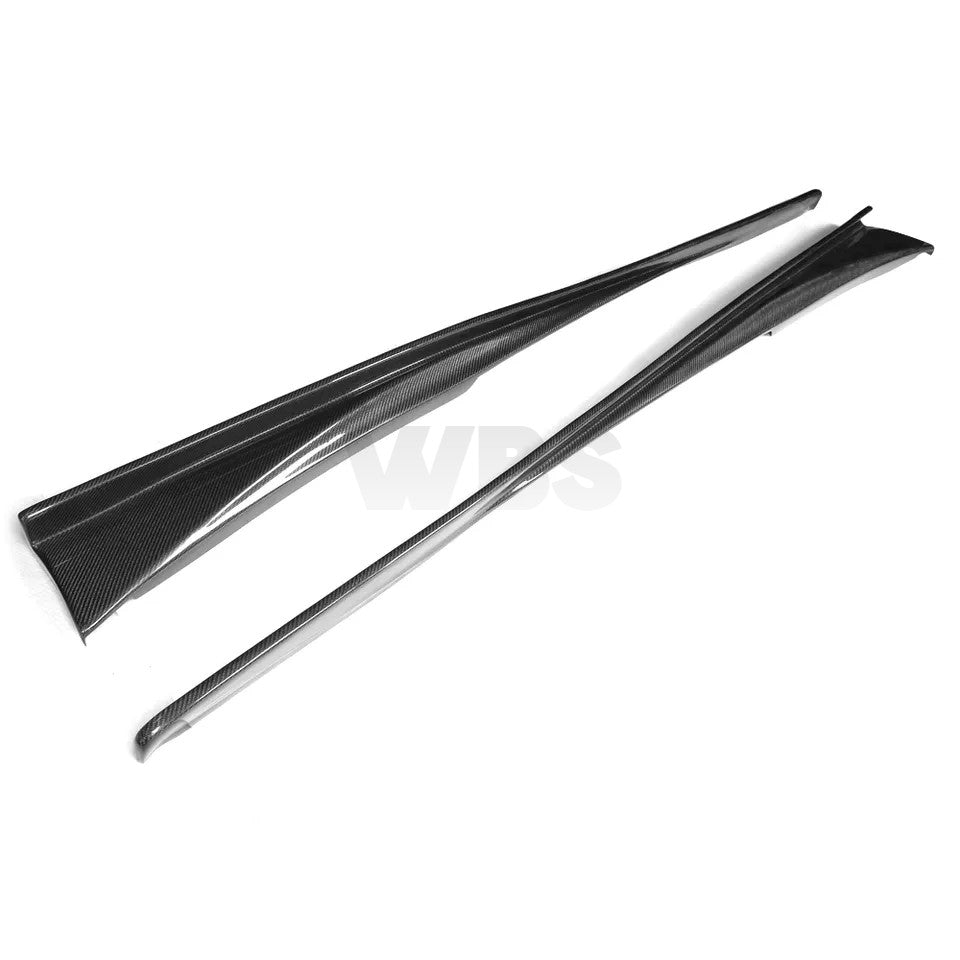 LEXUS IS250/ IS350 SIDE SKIRT EXTENSIONS, GENUINE CARBON FIBER MATERIAL