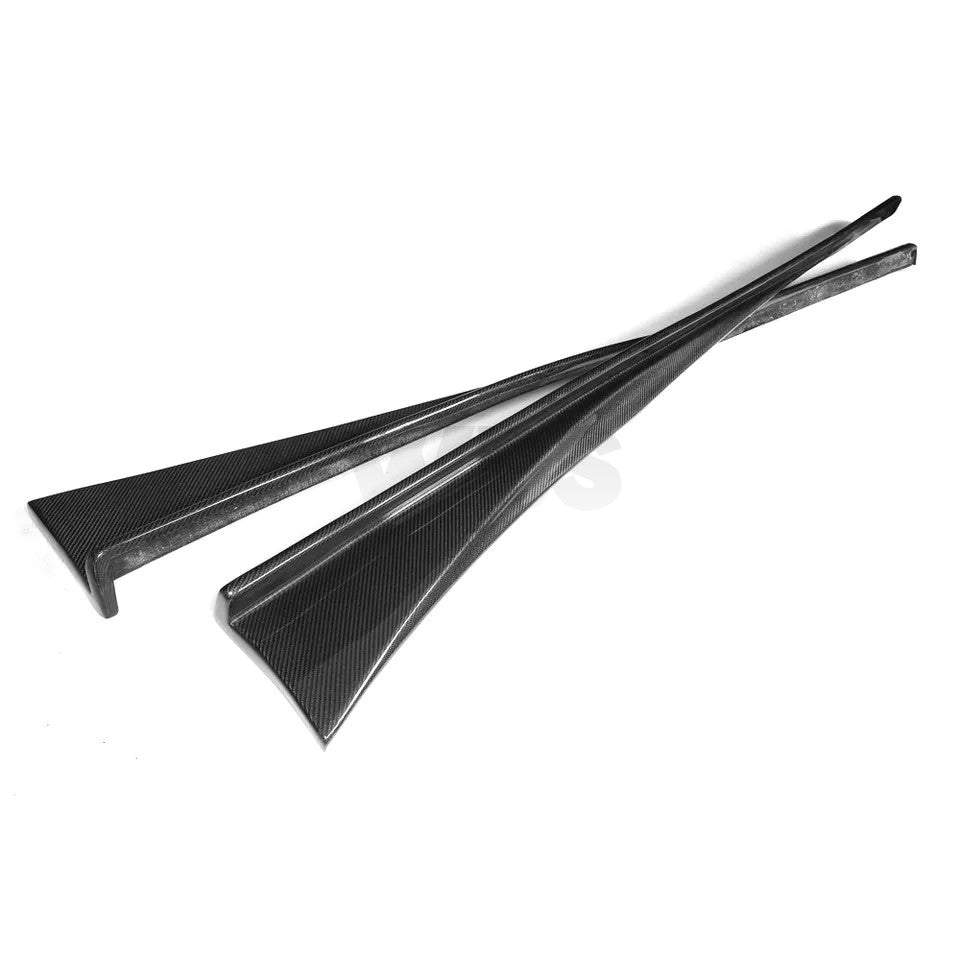 LEXUS IS250/ IS350 SIDE SKIRT EXTENSIONS, GENUINE CARBON FIBER MATERIAL