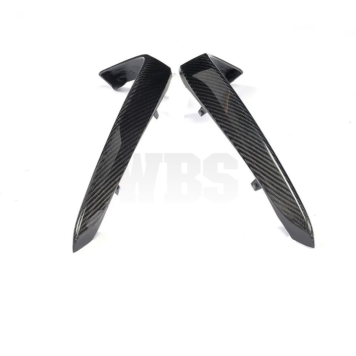 MERCEDES W205 C63 COUPE FRONT VENT TRIMS GENUINE CARBON FIBER