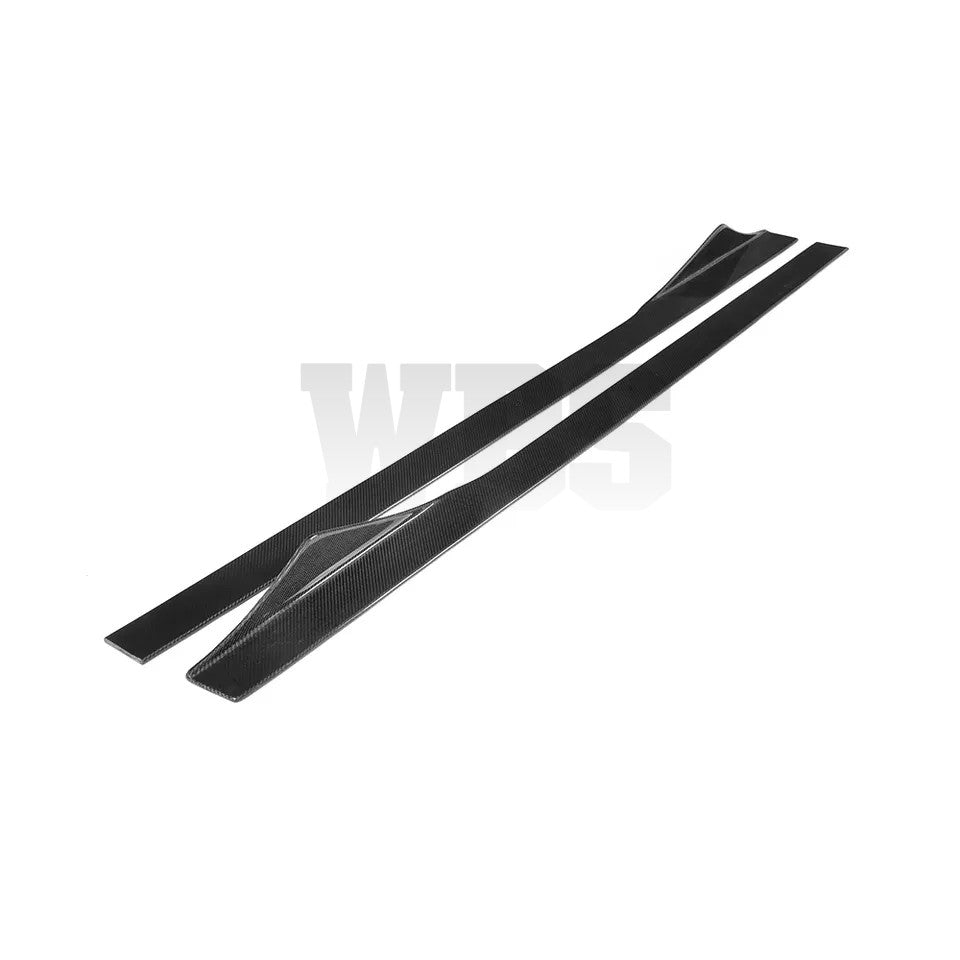 BMW 3 SERIES E90 E92 E93 SIDE SKIRTS GENUINE CARBON FIBER MP STYLE