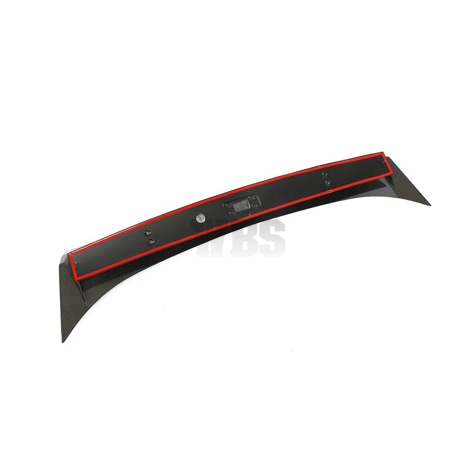 DODGE CHALLENGER SRT HELLCAT TRUNK SPOILER BAT-STYLE GENUINE CARBON FIBER