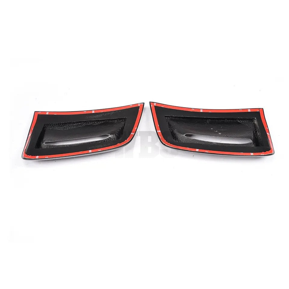 MERCEDES W204 C63 FRONT VENT COVERS GENUINE CARBON FIBER