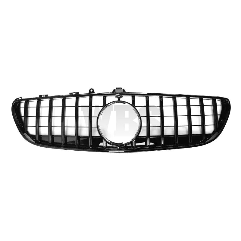 MERCEDES W218 CLS GLOSSY BLACK FRONT BUMPER GRILL GT STYLE