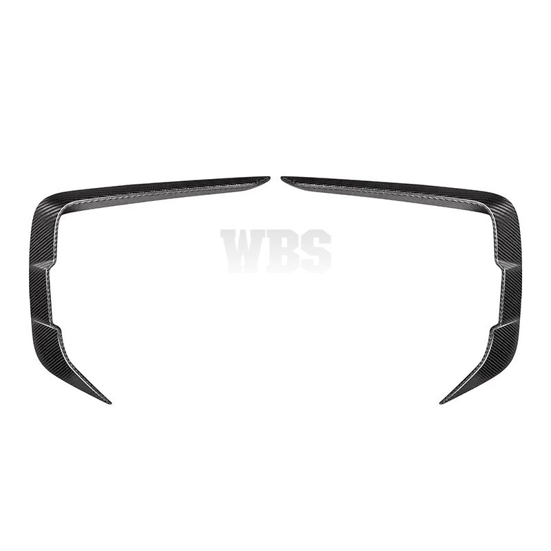 BMW G14 G15 G16 8-Series GENUINE Carbon Fiber Front BUMPER Trims