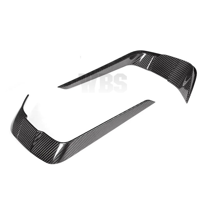 BMW G14 G15 G16 8-Series GENUINE Carbon Fiber Front BUMPER Trims