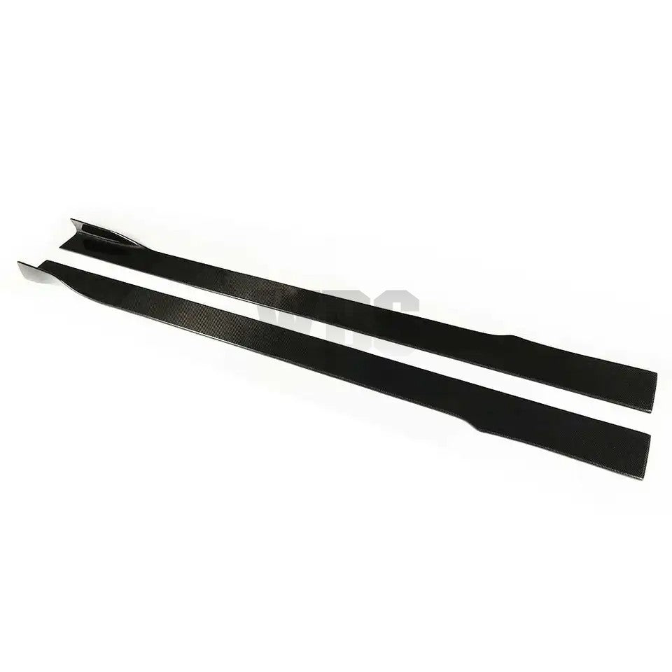 MERCEDES W205 C CLASS/ C63 COUPE SIDE SKIRT EXTENSIONS GENUINE CF