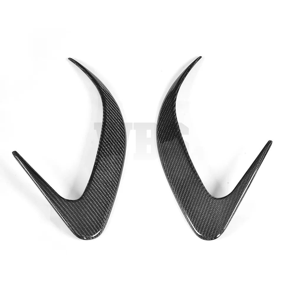 MERCEDES W218 CLS63/ CLS REAR BUMPER VENT TRIMS GENUINE CARBON FIBER