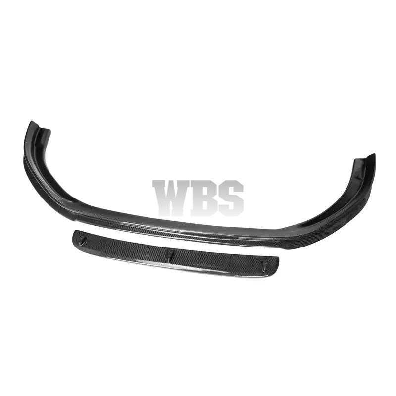 VOLKSWAGEN GOLF R MK7 FRONT BUMPER LIP RZ-STYLE, GENUINE CARBON FIBER