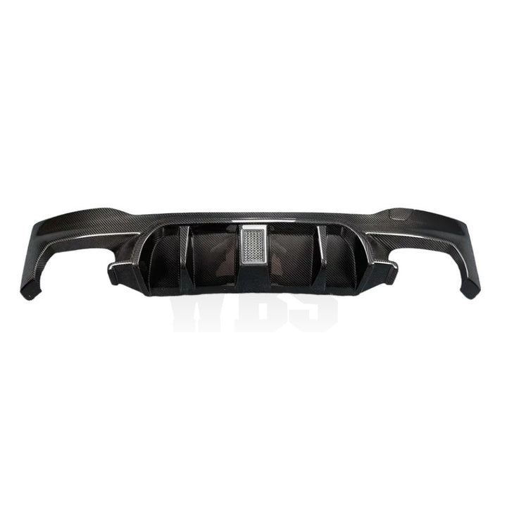 BMW 5-SERIES G30 REAR DIFFUSER WBS 3D DESGIN GENUINE CF 3RD BRAKE LED STYLE